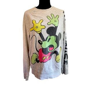 Mr. Mickey Disney X H&M Crewneck Sweatshirt Sz M